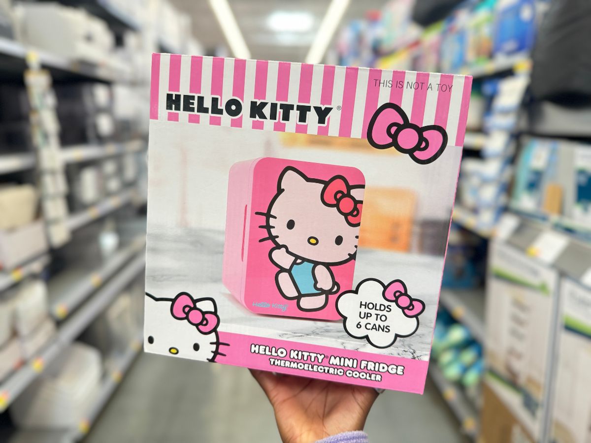 Character Mini Fridge Only $29.98 on Walmart.com | Hello Kitty, Barbie, Minecraft, & More