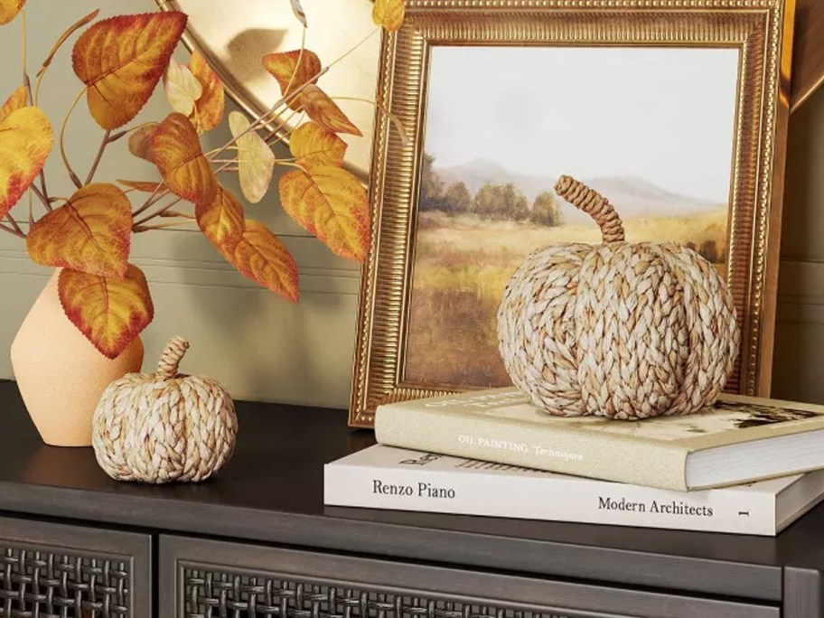 Threshold Two Tone Woven Pumpkin Natural
