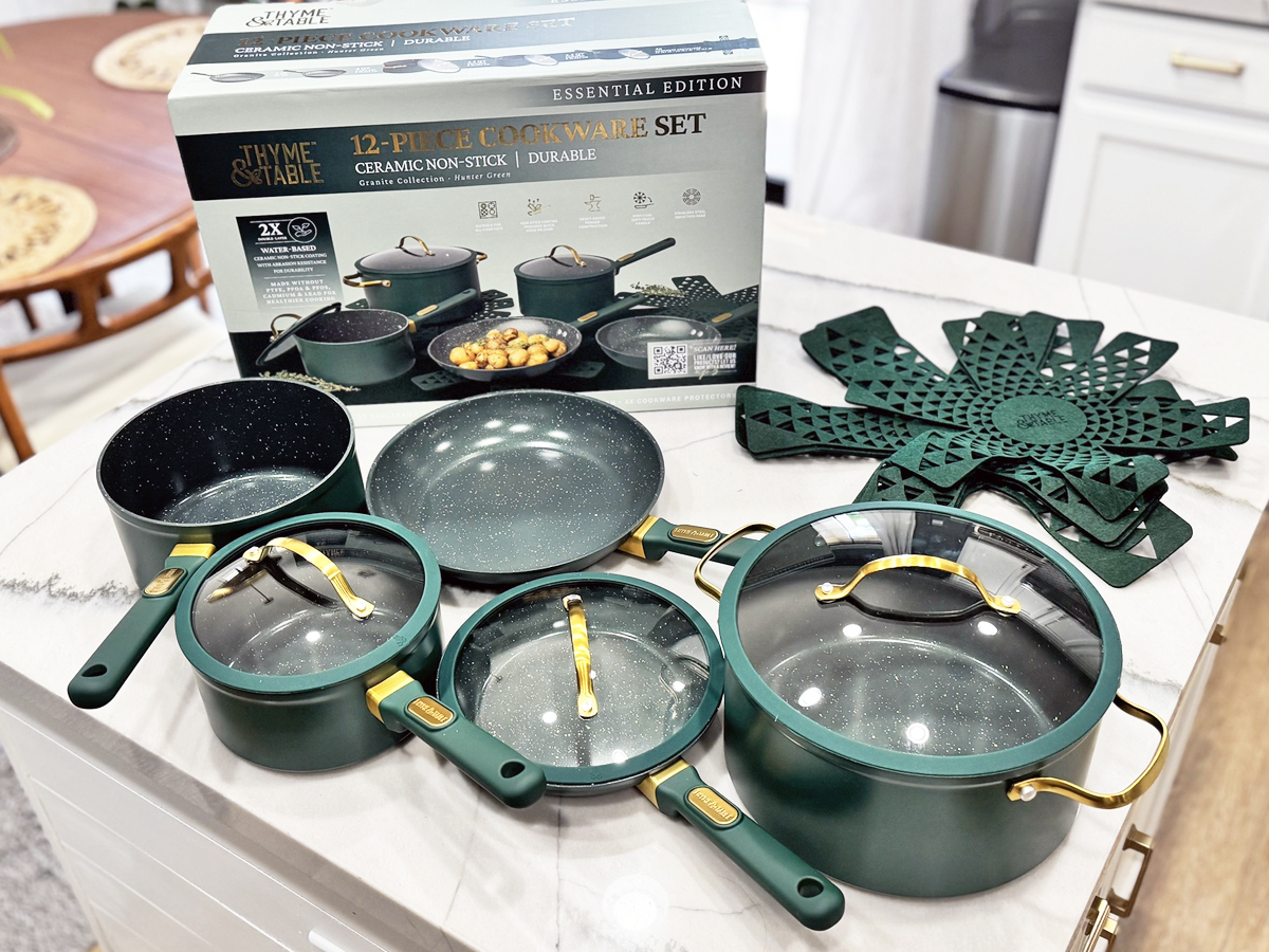 WOW! Thyme & Table 12-Piece Cookware Set Only $49 Shipped on Walmart.com