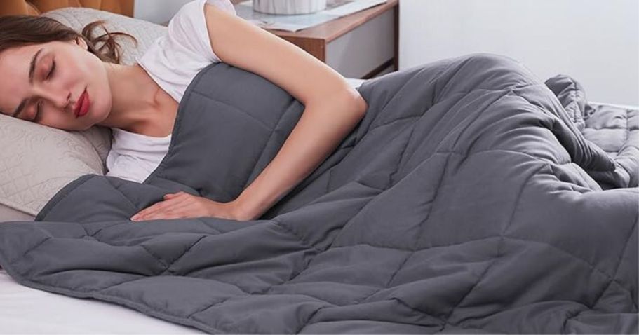 Cooling Weighted Blanket Only $24.99 Shipped for Amazon Prime Members (Reg. $80)