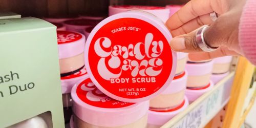 NEW Trader Joe’s Seasonal Finds: Candy Treats, Peppermint Body Scrub, & More!