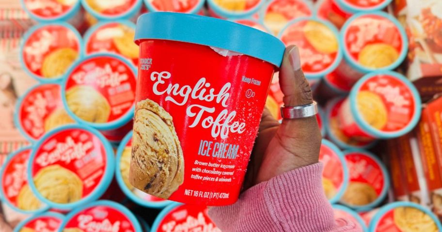 Trader Joe's English Toffee Ice Cream