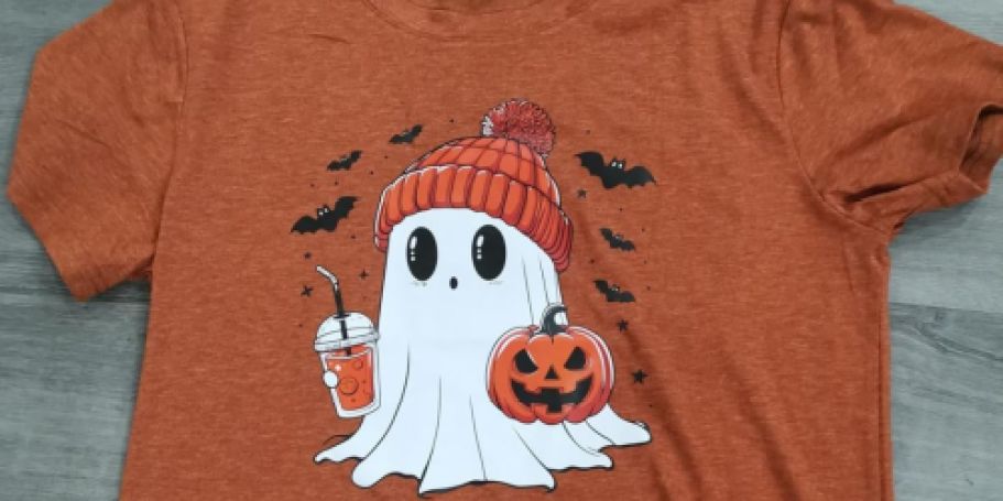 Women’s Halloween Pumpkin T-Shirt Just $7.49 on Amazon (Reg. $20)