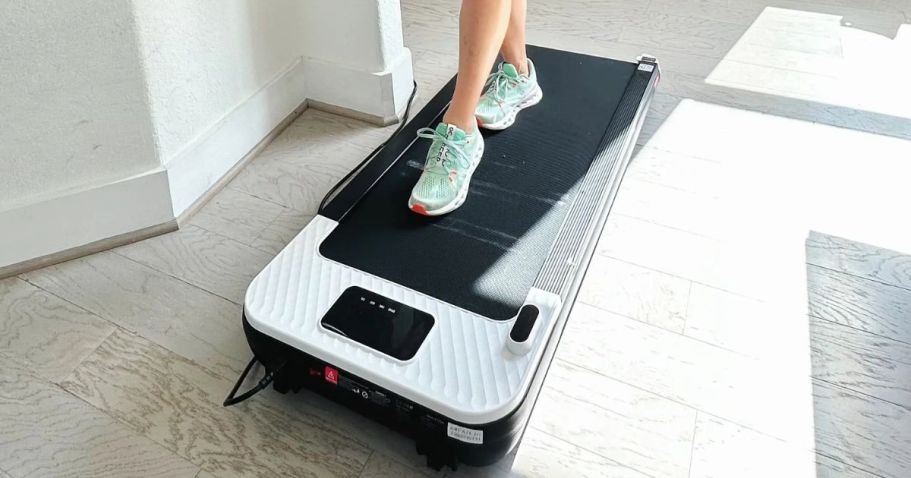 Walking Pad w/ Incline & Decline Modes Only $96 Shipped on Amazon (Reg. $250) | Great for Indoor Workouts