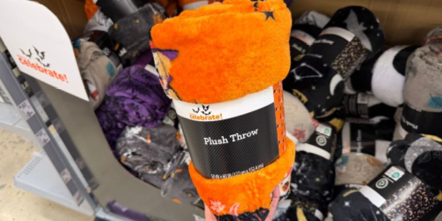 Walmart Halloween Plush Throw Blankets from $5.97 (So Many Styles!)
