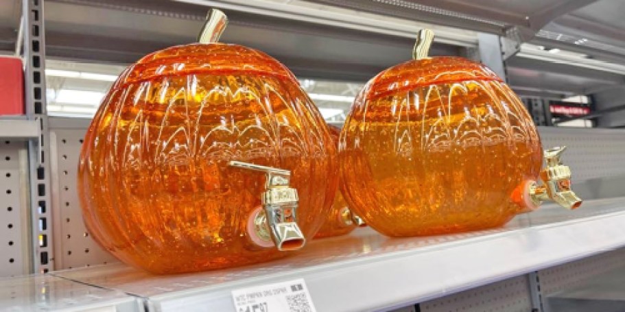 The New Walmart Halloween Pumpkin Drink Dispensers Are Here & Only $15.97 (Sold Out Early Last Year!)