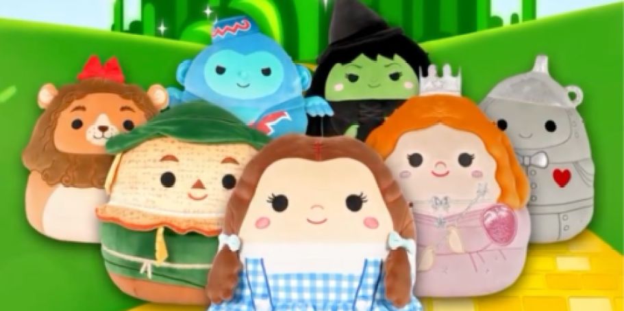 Pre-Order Wizard of Oz Squishmallows for Just $15.99 on Amazon