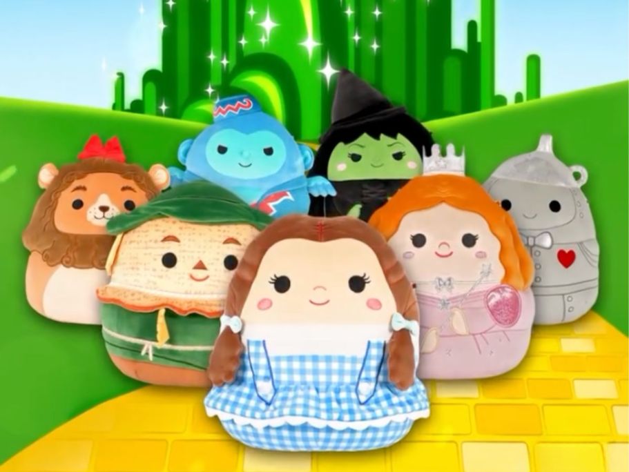 Pre-Order Wizard of Oz Squishmallows for Just $15.99 on Amazon