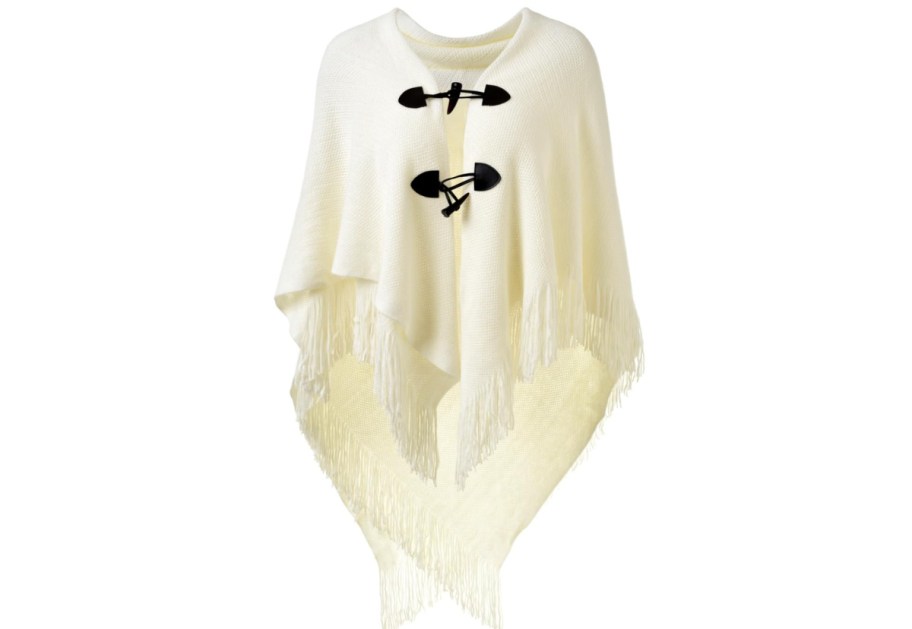 Womens cape in white