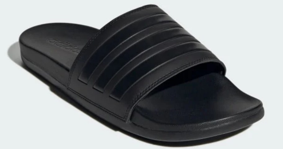 black adidas slide