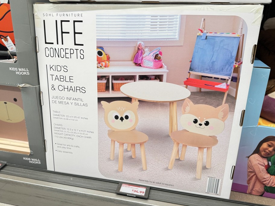 kids animal desk and chairs