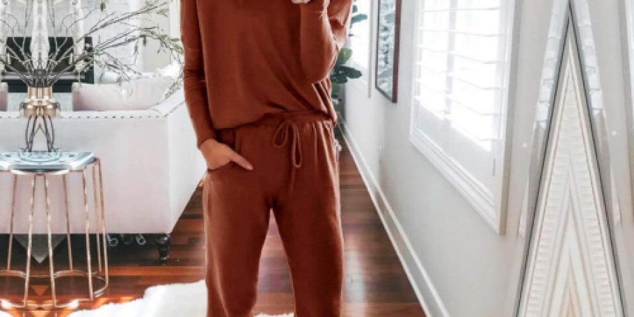 Women’s 2-Piece Crewneck Set Only $16 Shipped on Amazon (Over 13K 5-Star Reviews!)