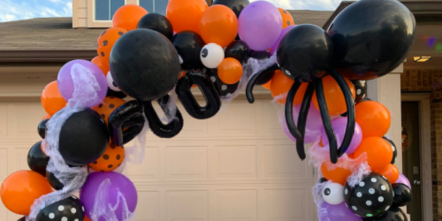 HUGE Halloween Balloon Arch Only $7.98 on Amazon (+ More Decor Finds Under $15)