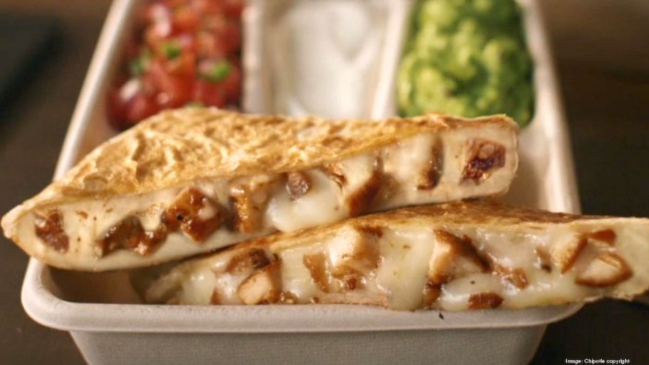 FREE Chipotle Quesadilla w/ Purchase from UberEats or DoorDash – Today Only!