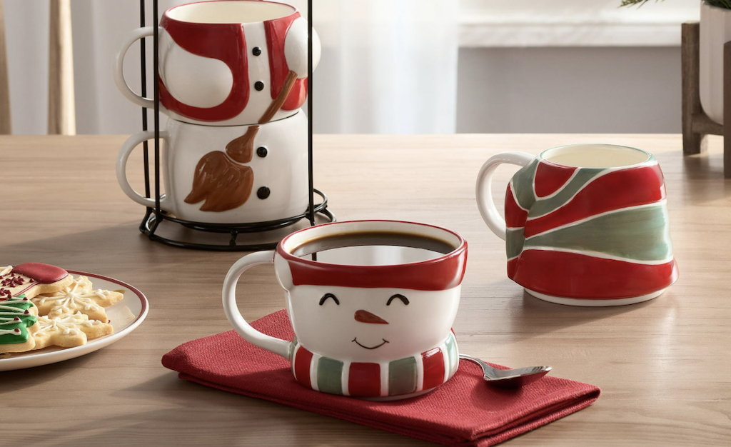 Christmas Stacking Mugs Sets UNDER $12 on Walmart.com