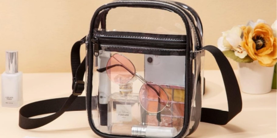 Clear Crossbody Bag Only $6.49 on Amazon (Perfect for Gameday)