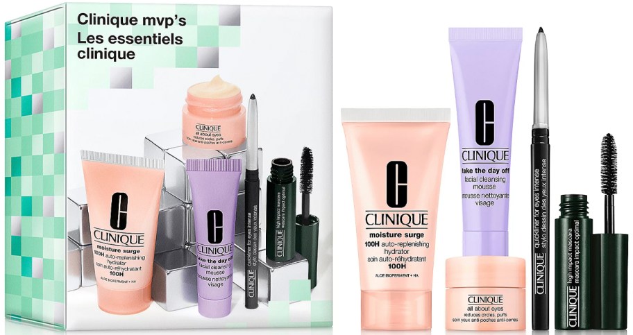 clinique mvps gift set 