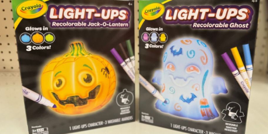 NEW Crayola Halloween Light-Ups Just $7.99 on Target.com | Includes 3 Washable Markers