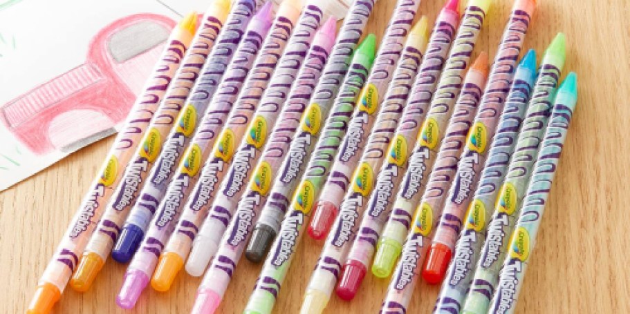 Crayola Twistables Colored Pencils 65-Count Only $8.99 on Amazon | Includes Drawing Paper!