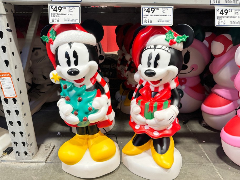 mickey and minnie blow molds in store