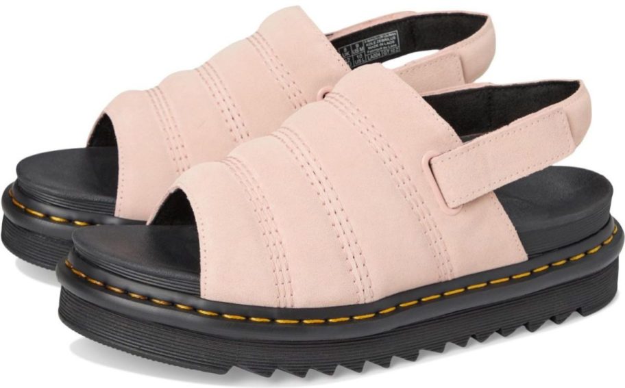 light pink Dr. Martens Unisex Kole Sandals