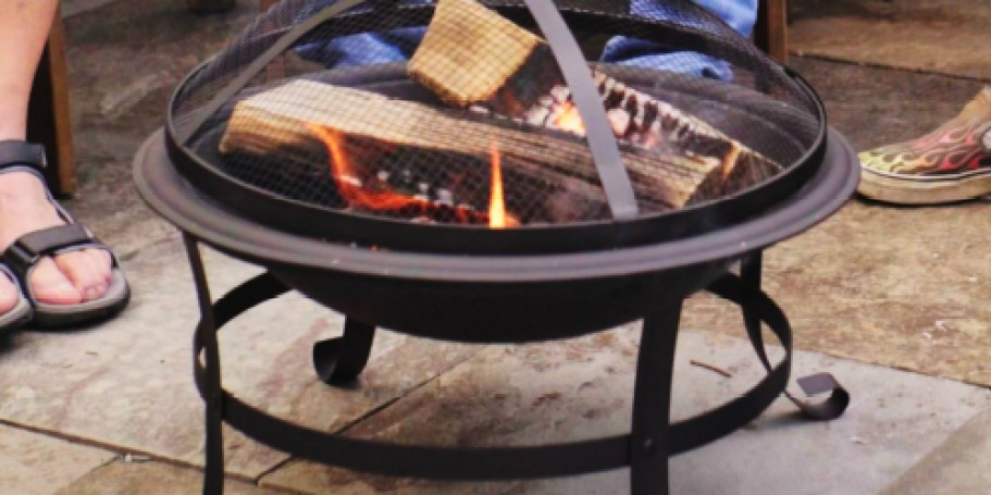 Wood Burning Fire Pit w/ Cover & Poker ONLY $29.99 on Walmart.com (Reg. $90)