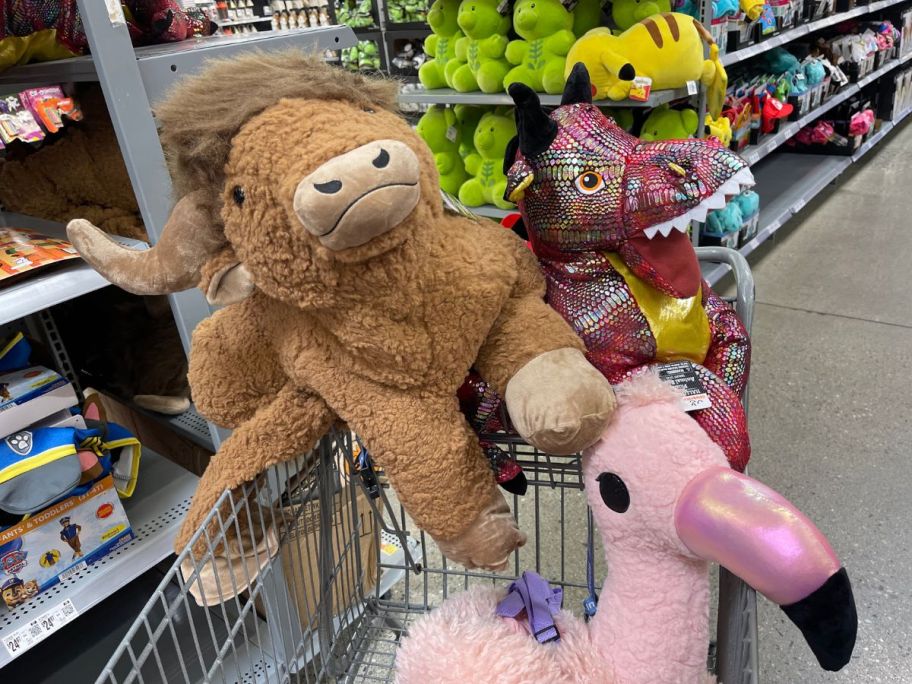 Way To Celebrate Highland Cow, flamingo, and dino Toddler Halloween Costumes in cart in store