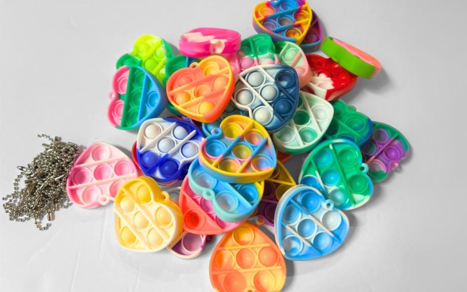 Heart-Shaped Fidget Toys 30-Pack Just $5 on Amazon | Fun Valentine’s Day Candy Alternative