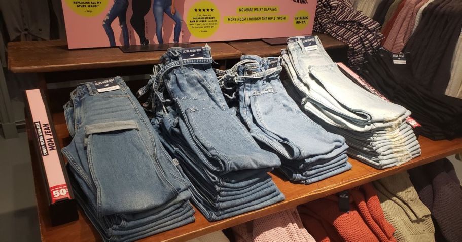 Hollister Women’s Jeans from $12.78 After EXTRA Clearance Savings