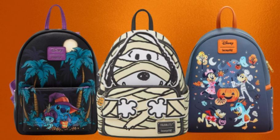 GO! 50% Off Trendy Loungefly Halloween Backpacks on HotTopic.com