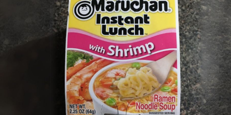 Maruchan Ramen Instant Lunch 12-Pack Only $3.29 Shipped on Amazon (Just 27¢ Each)