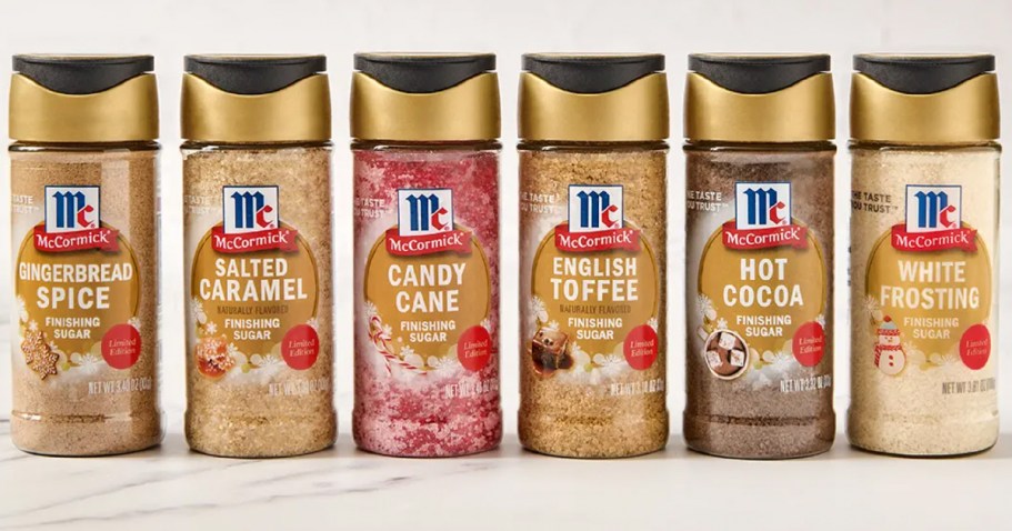 McCormick Holiday Sugars are Here and Already Selling Out! Candy Cane, Salted Caramel & More