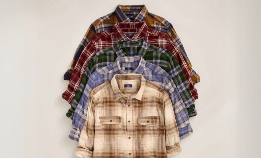 Men’s Flannel Shirts Just $6.98 & More on Walmart.com