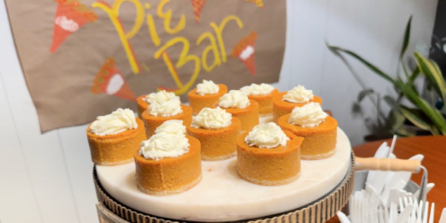 Turn Store-Bought Pie into Mini Pumpkin Pie Bites (Perfect for Fall Entertaining!)