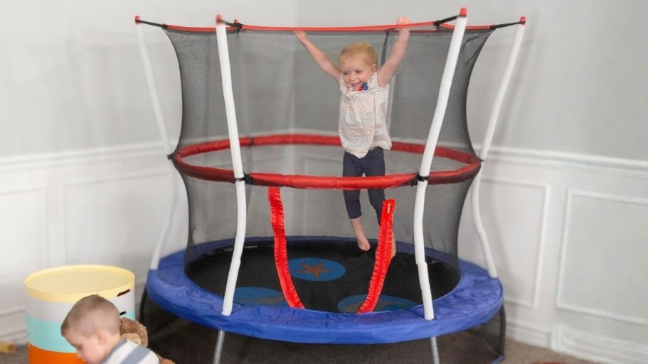 Skywalker 60″ Mini Enclosed Trampoline Just $39.99 Shipped for Prime Members
