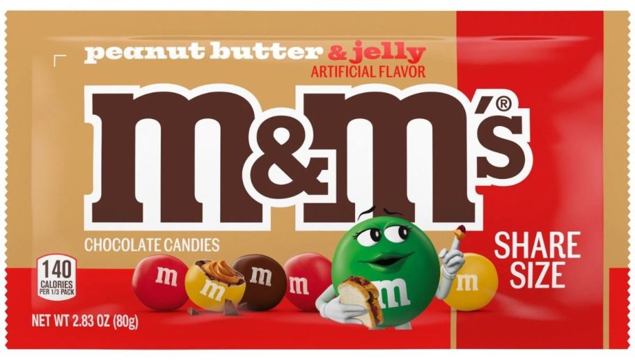 M&M's Peanut Butter & Jelly Candy 2.83oz bag