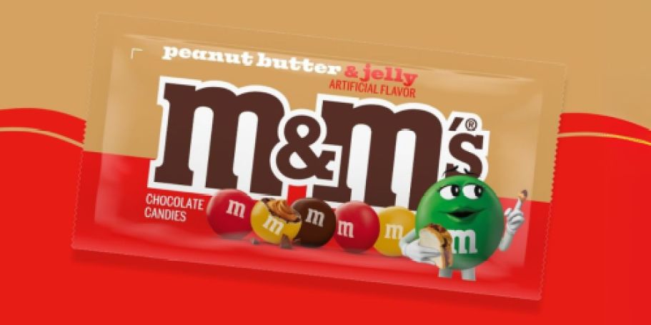 NEW Peanut Butter & Jelly M&M’s Available Now