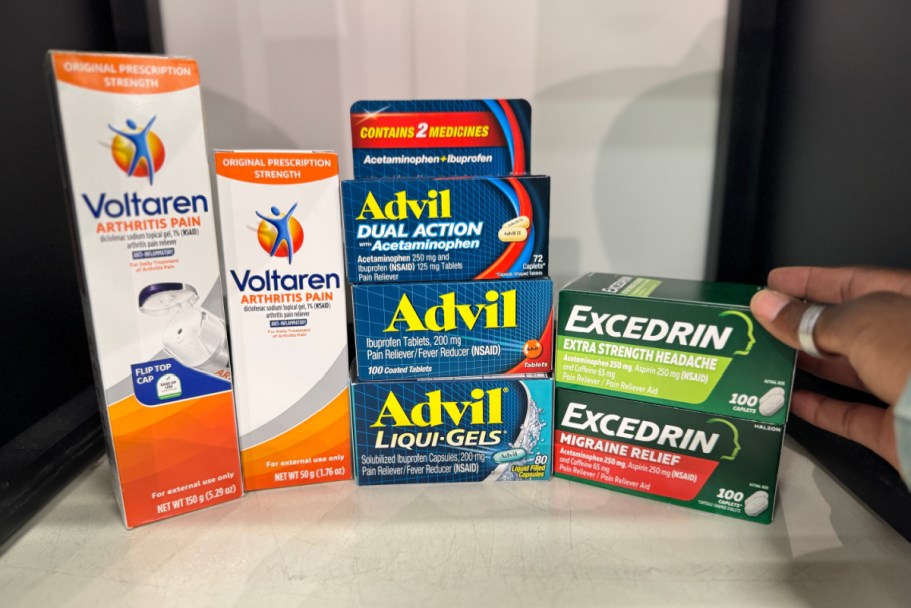 Up to $10 eGift Card* w/ Purchase of Advil, Excedrin, or Voltaren at Walmart (+ Chance to Win** a $5,000 Travel Grand Prize!)