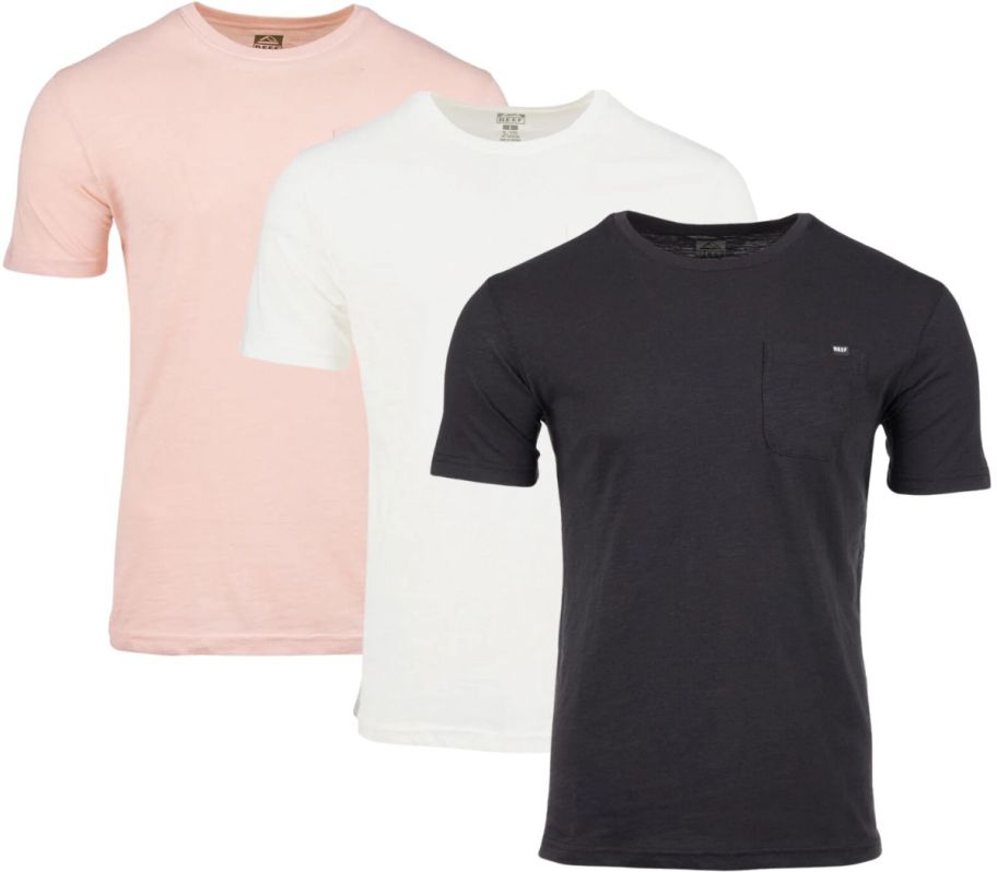 3 mens short sleeve tees