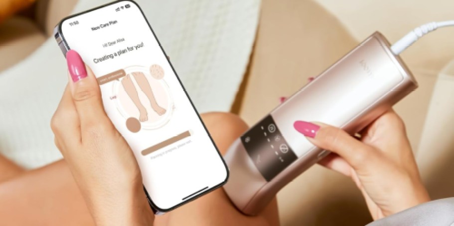 $180 Off IPL Laser Hair Remover on Amazon (Uses Smart AI for Personalized Results!)