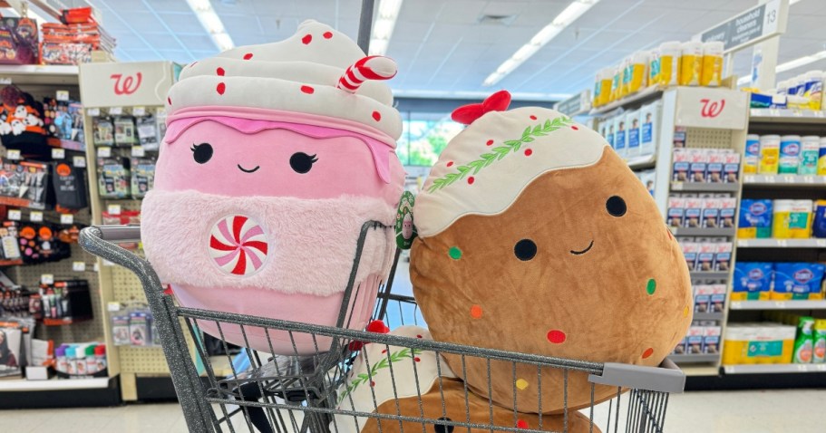 Score 50% Off 16″ Squishmallows on Walgreens.com – Just $12.49 (Including Holiday Styles!)