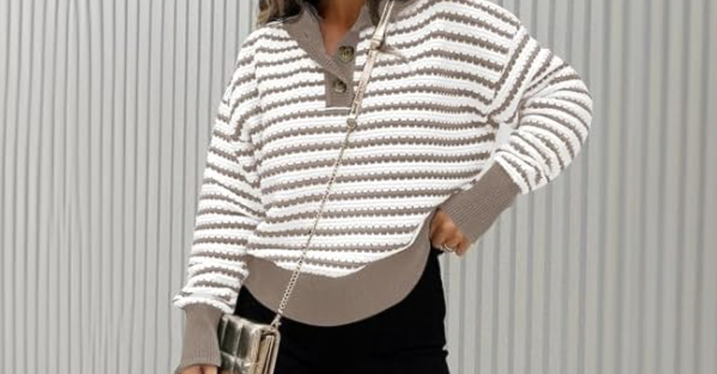 WOW! Women’s Striped Sweater Only $13.68 Shipped on Amazon (Reg. $40)