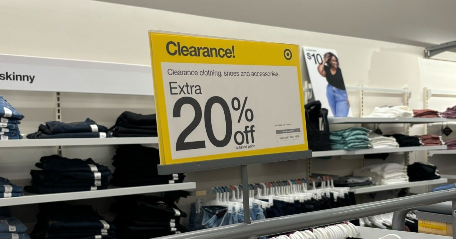 GO! Possible EXTRA 20% Off Target Clearance Clothing, Shoes, & Accessories!