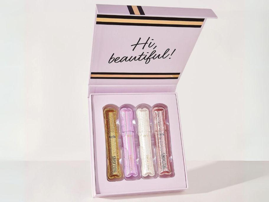 tarte Lights, Camera, Lashes 4-Piece Mascara Vault in box