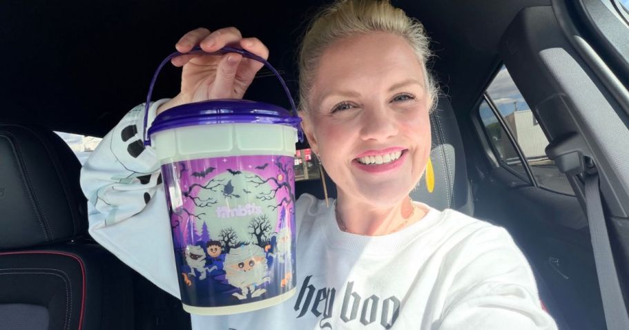 Tim Hortons Trick or Treat Buckets w/ 31 Timbits Are Back