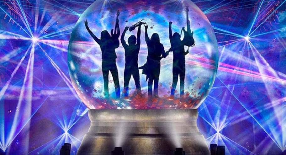 trasn siberian orchestra displayed in a snow globe