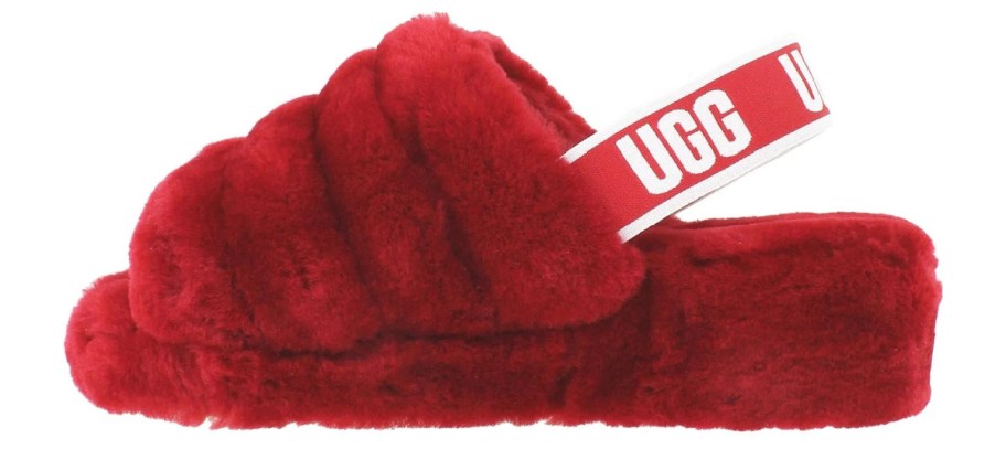 ugg sllide in samba red