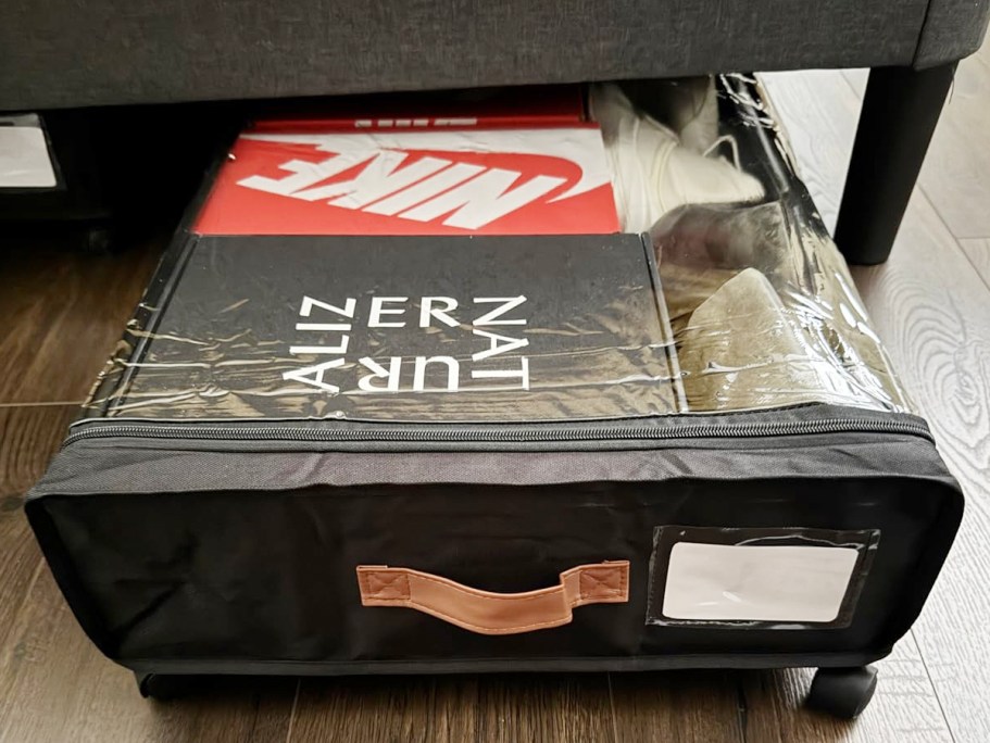 Under Bed Storage Containers w/ Wheels 2-Pack Only $28 on Amazon (Reg. $40)