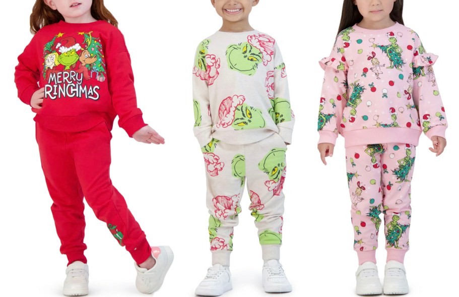 Toddler Character Grinch 2-Piece Jogger Sets Only $14.98 on Walmart.com