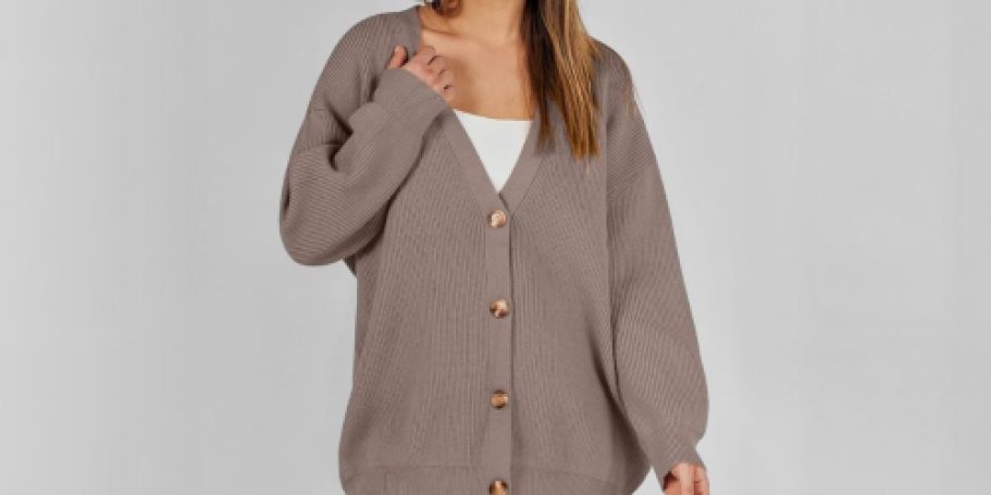 Women’s Oversized Cardigan Just $13.99 Shipped w/ Amazon Prime (Reg. $39)